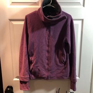 Purple and grey Bench zipper sweater
